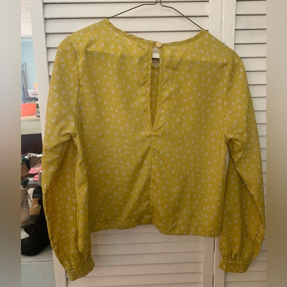 Urban Outfitters Yellow Floral Top - Picture 2 of 5